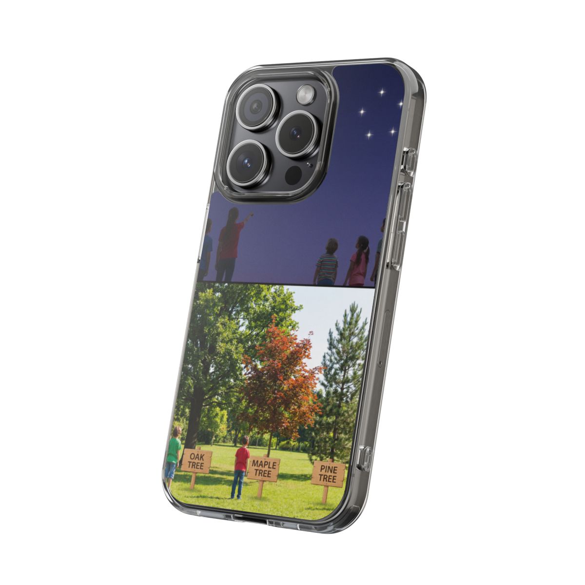 Clear Impact-Resistant Case - Starry Shield