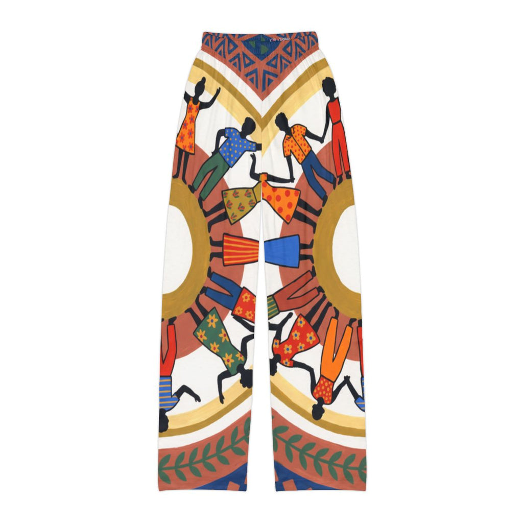 Kids Lounge Pants - Unity Mandala Folk Art | Echovira...