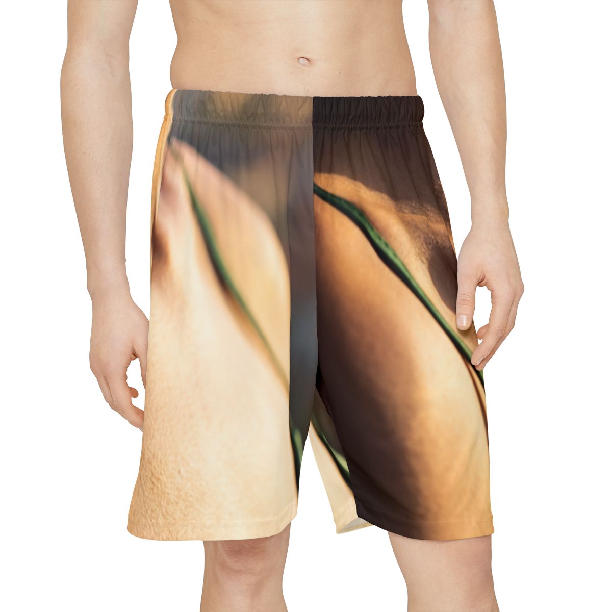 Men's Sports Shorts - Emerald Golden Hour