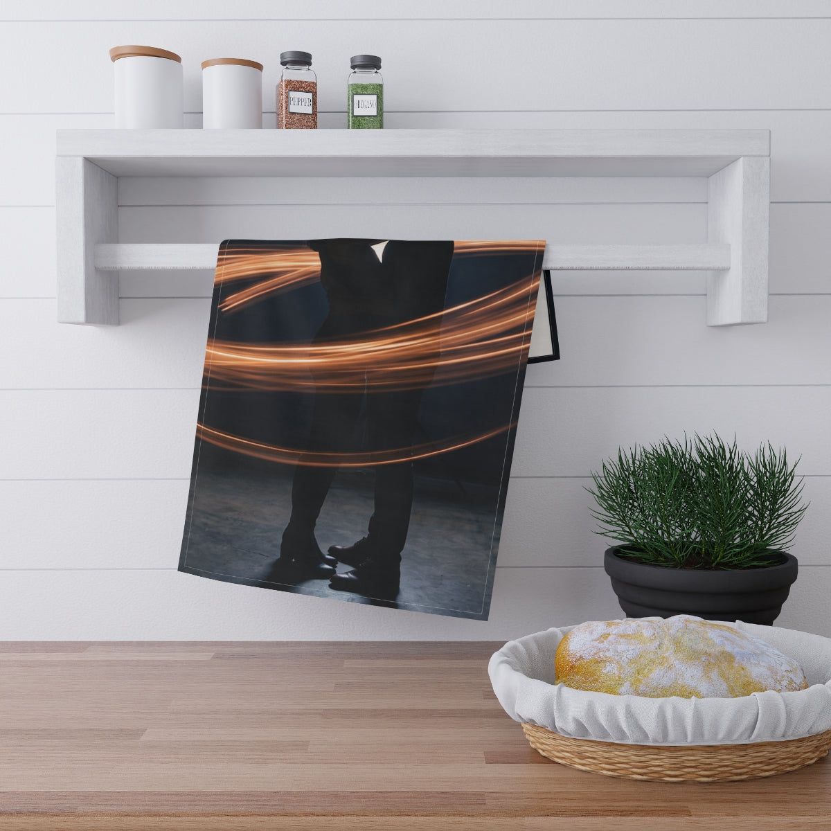 Tea Towels - Radiant Orbit Kitchen | Echovira Gallery