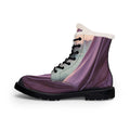 Lilac Skyline Women's Fur and Leather Boots