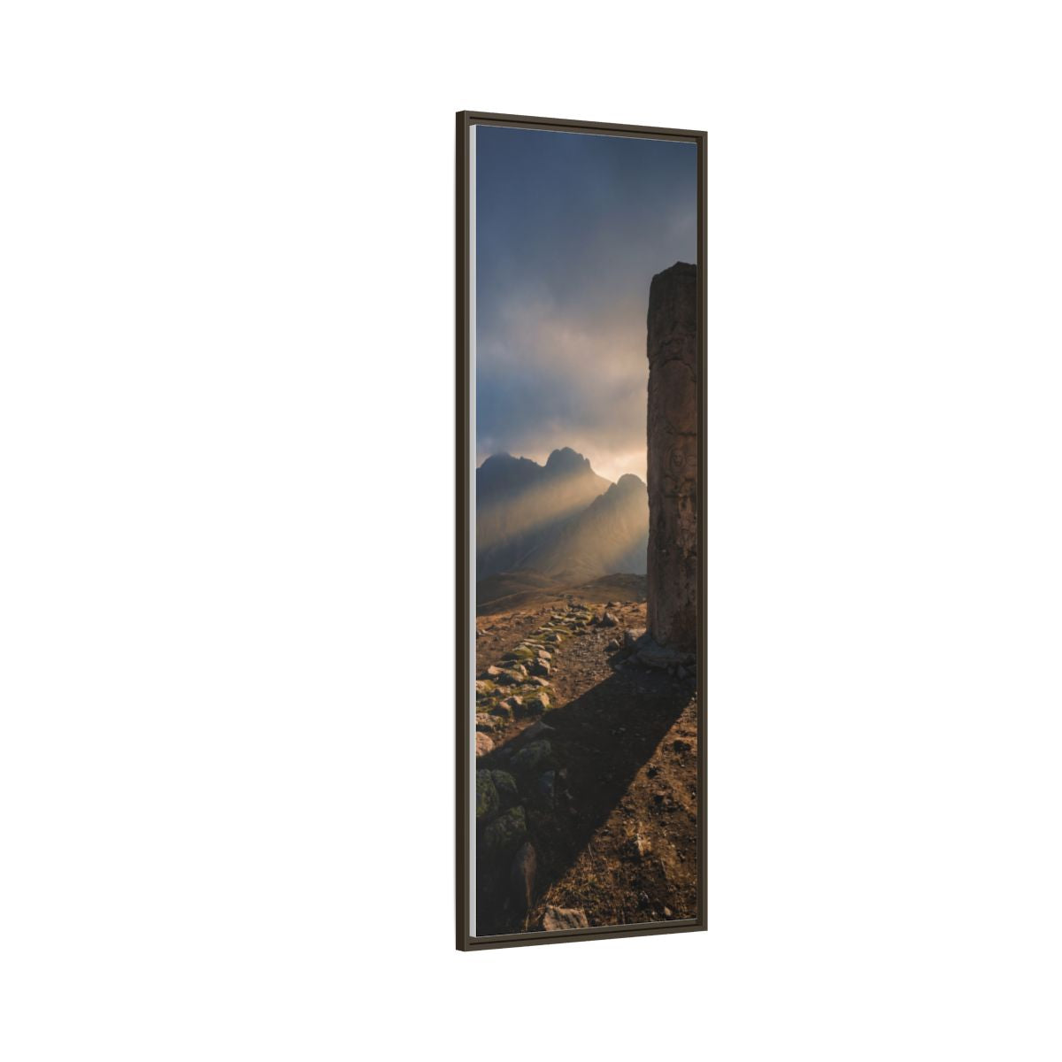 Framed Matte Canvas - Sun Peak