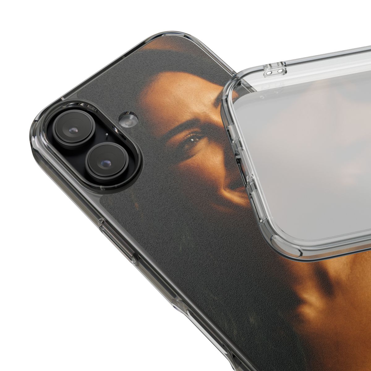 Clear Impact-Resistant Cases - Clear Phone Case - Golden...