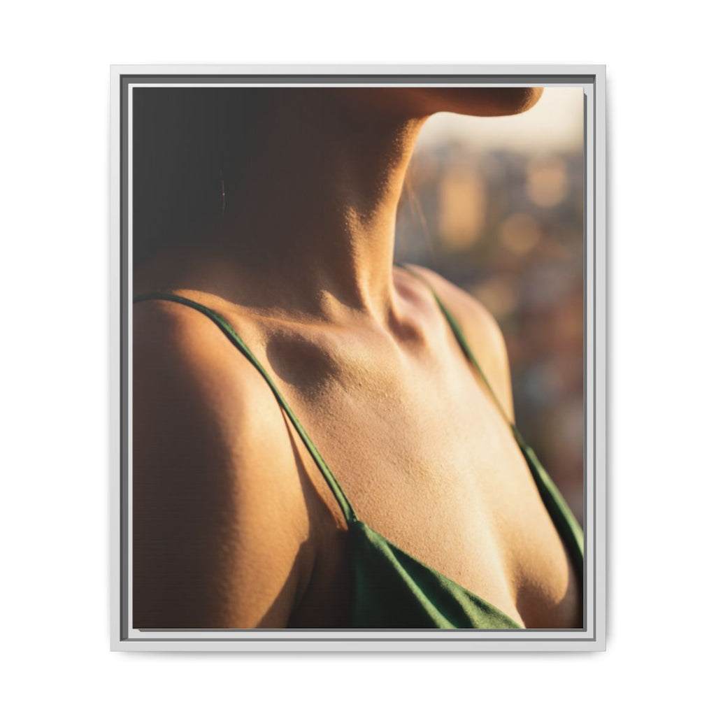 Framed Matte Canvas - Sunlit Muse