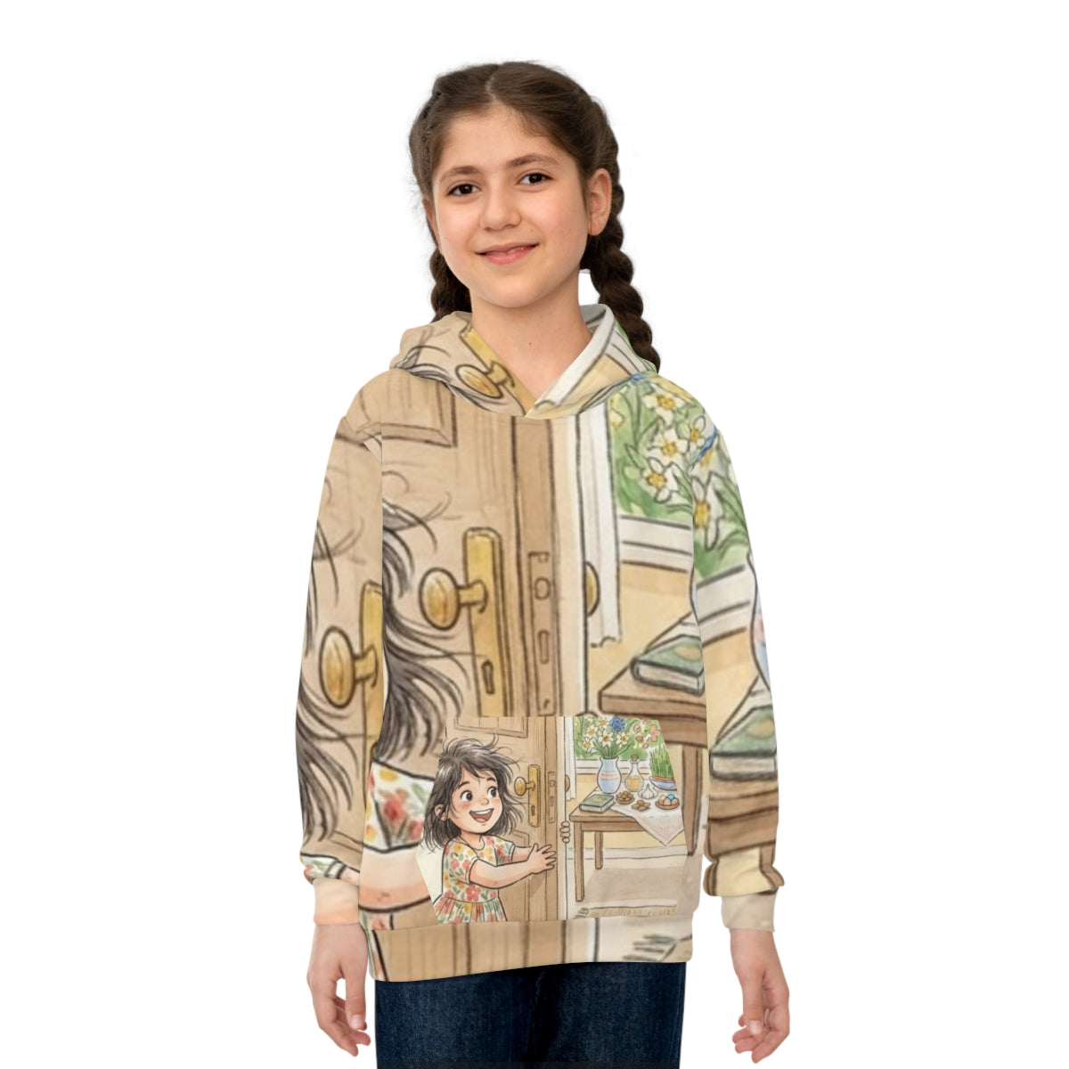 Children's Hoodie - Spring Celebration | Echovira Gallery