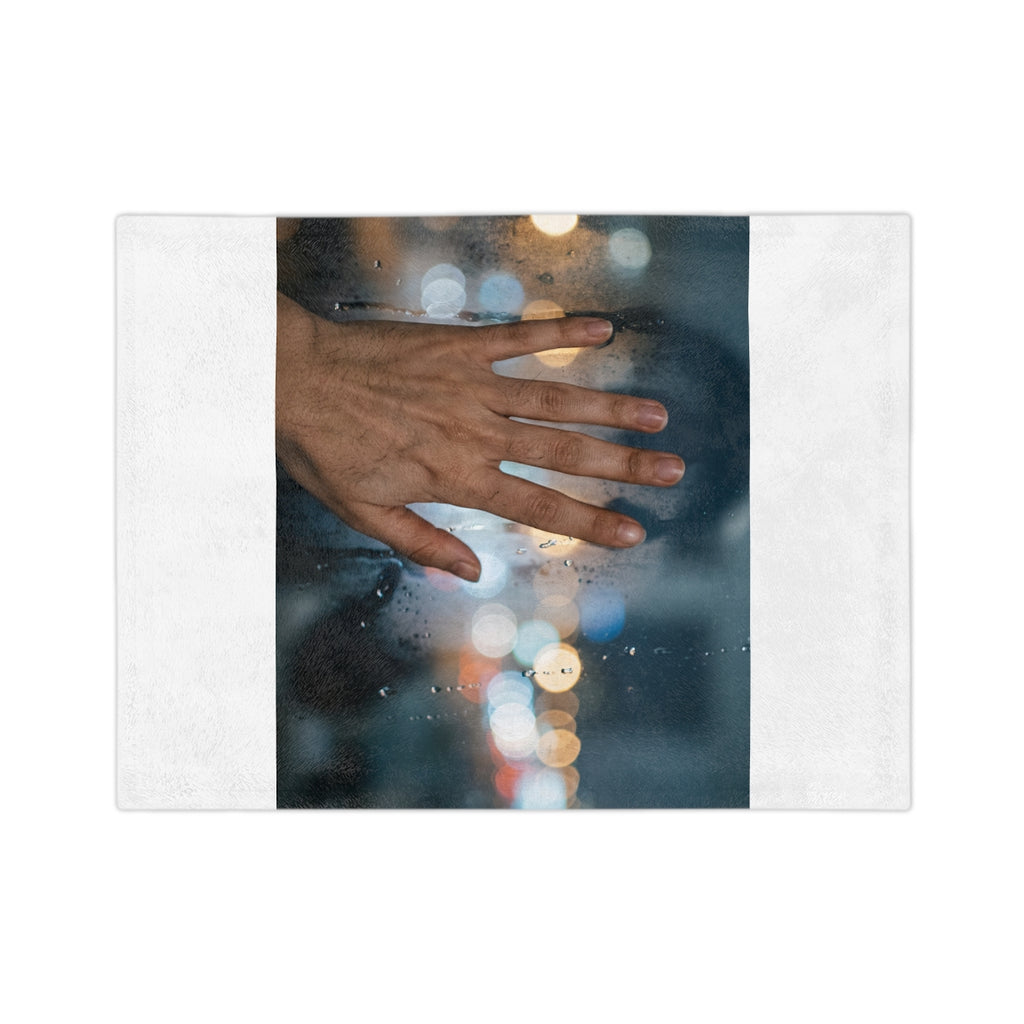 Rainy Window Velveteen Microfiber Blanket