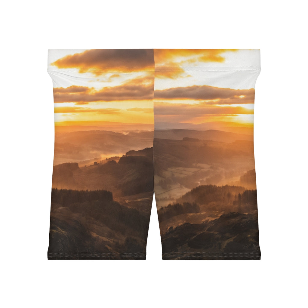 Golden Valley Sunrise Women's Biker Shorts