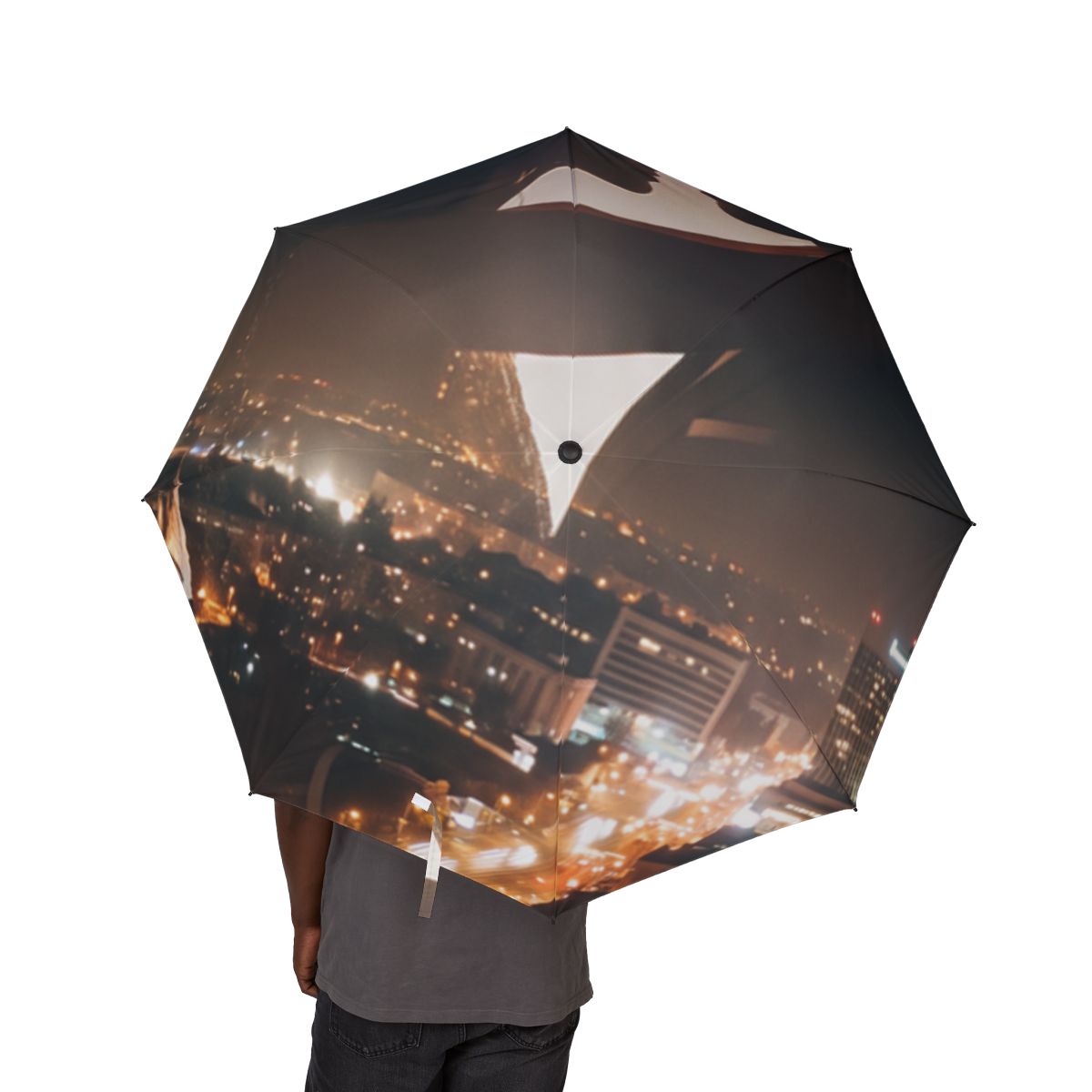 Foldable Umbrella - City Lights Rain shield | Echovira...