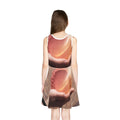 Girls' Sundress with Cosmic Geode Sphere Art