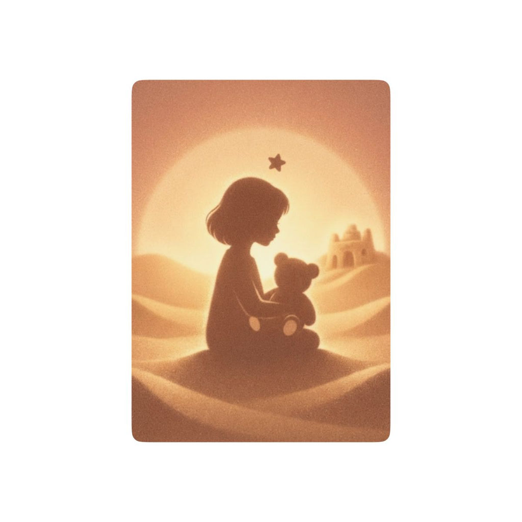 Poker Playing Cards - Sand & Light | Echovira Gallery