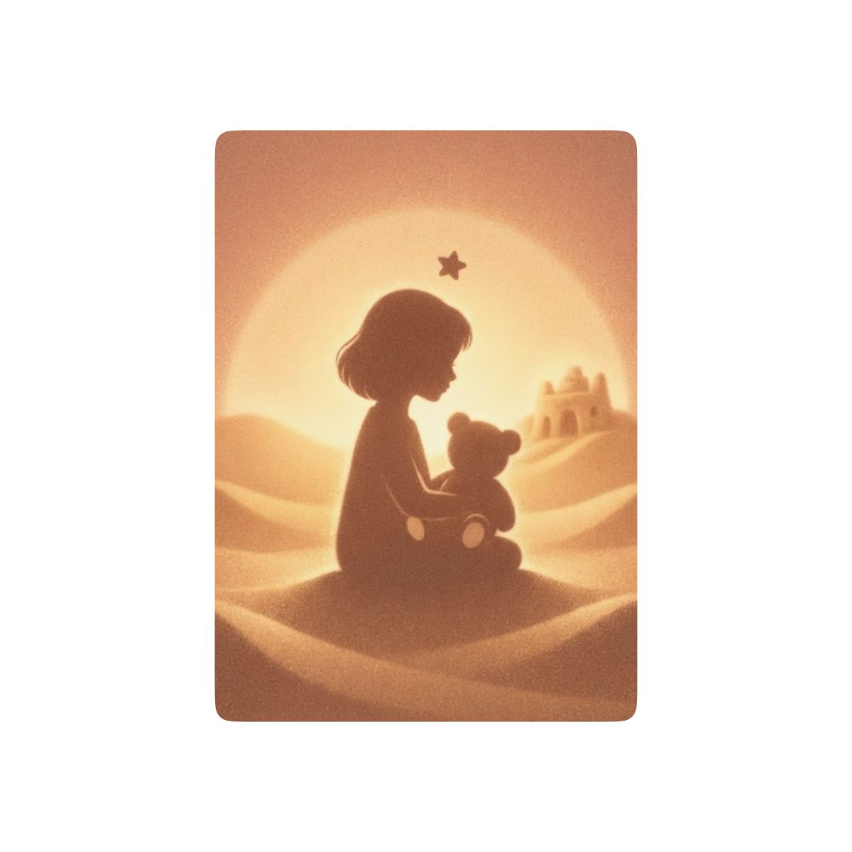 Poker Playing Cards - Sand & Light | Echovira Gallery