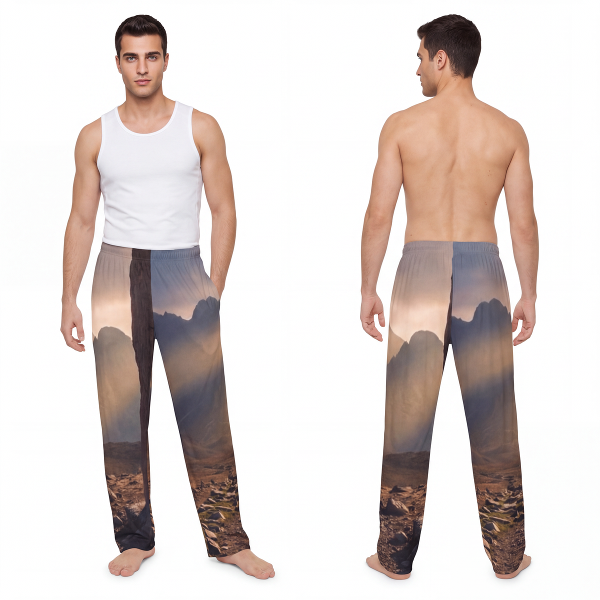 Men's Pajama Pants - Mystic Monolith Ancient Persian... |...