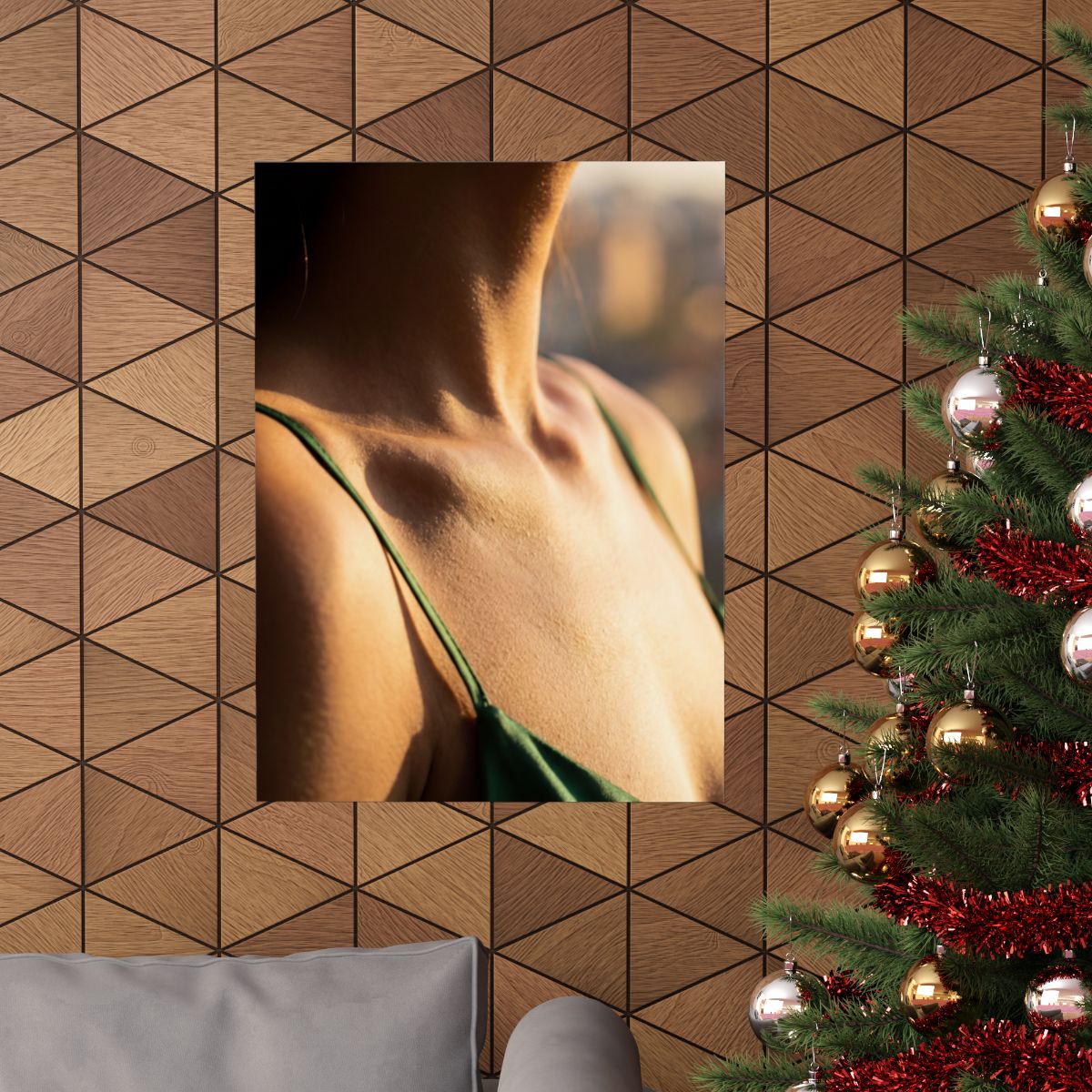 Matte Vertical Posters - Golden Hour Glow - Minimalist... |...
