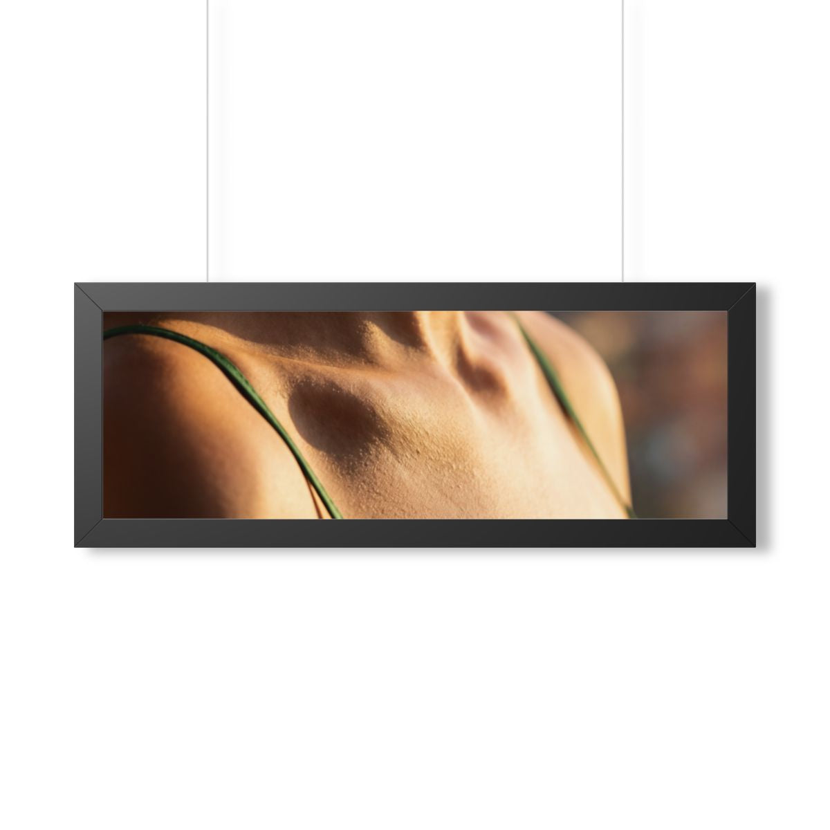 Framed Horizontal Poster - Golden Hour Glow - Minimalist......