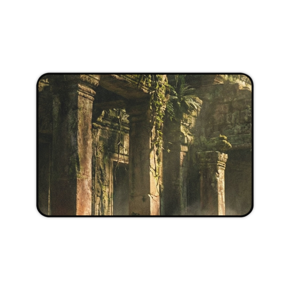 Desk Mat - Ancient Temple Workstation | Echovira Gallery
