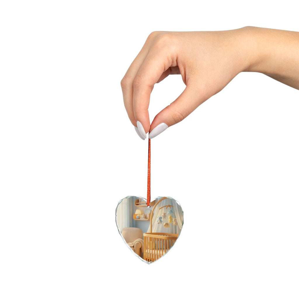 Tranquil Crystal Glass Ornament - Light