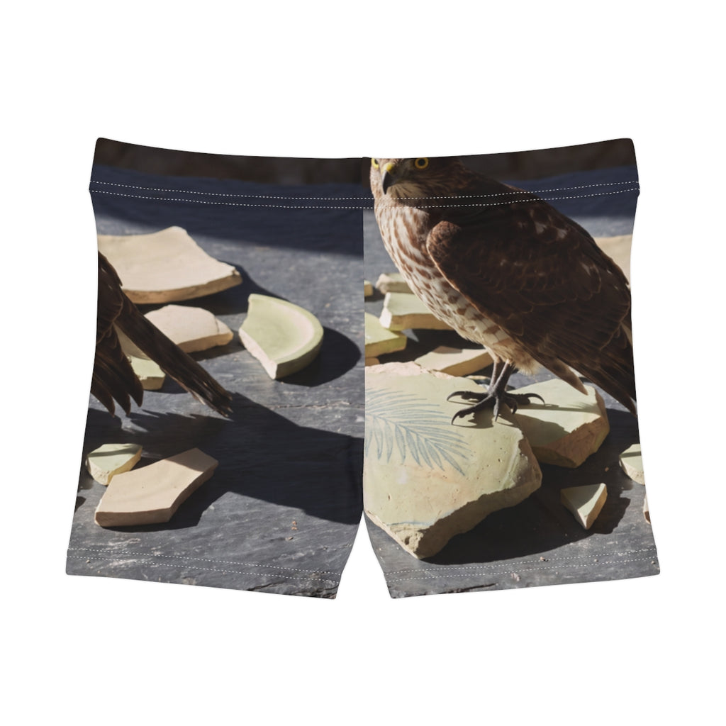 Women's Shorts - Sentinel on Broken Clay | Echovira Gallery