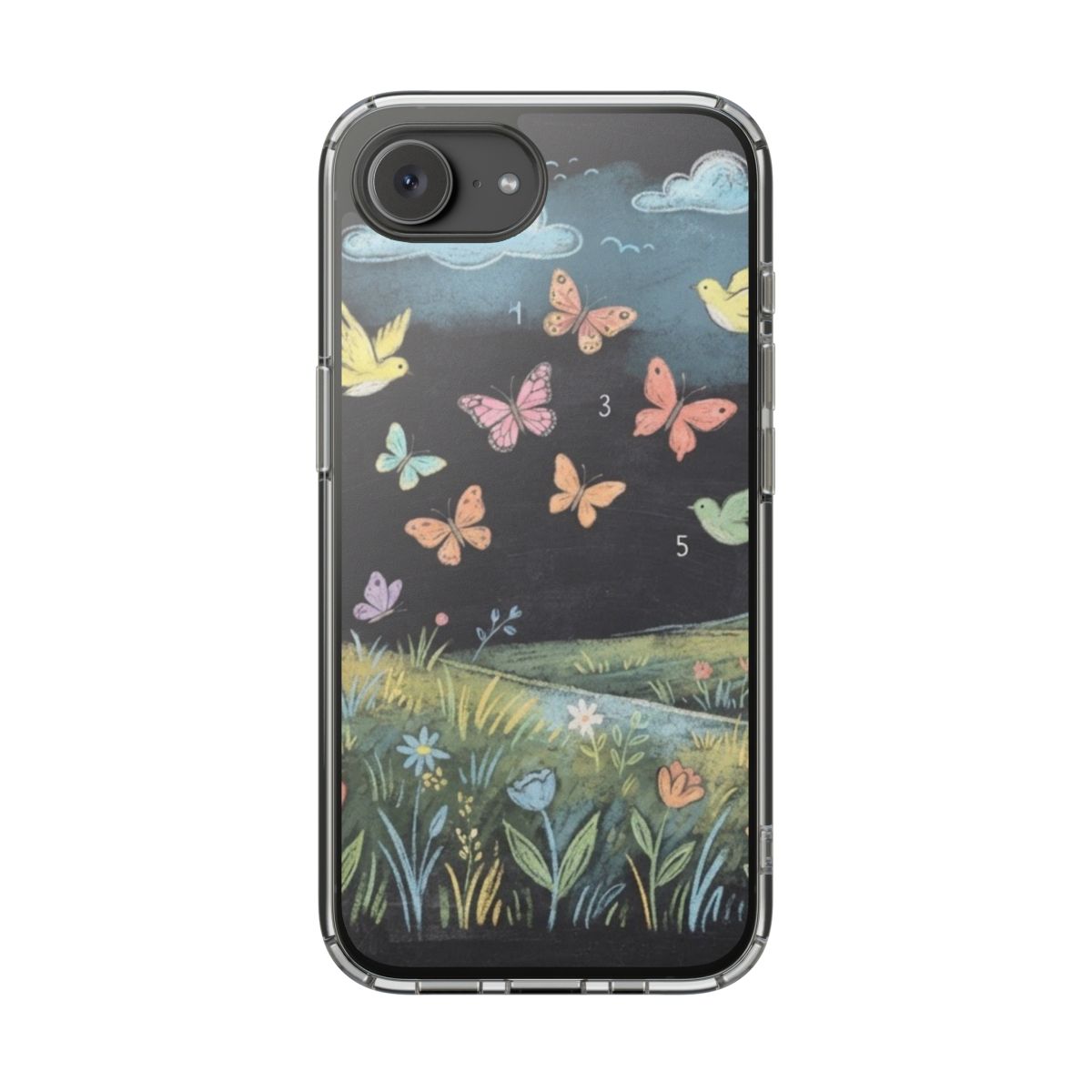 Clear Impact-Resistant Cases - Clear Phone Case - Meadow......
