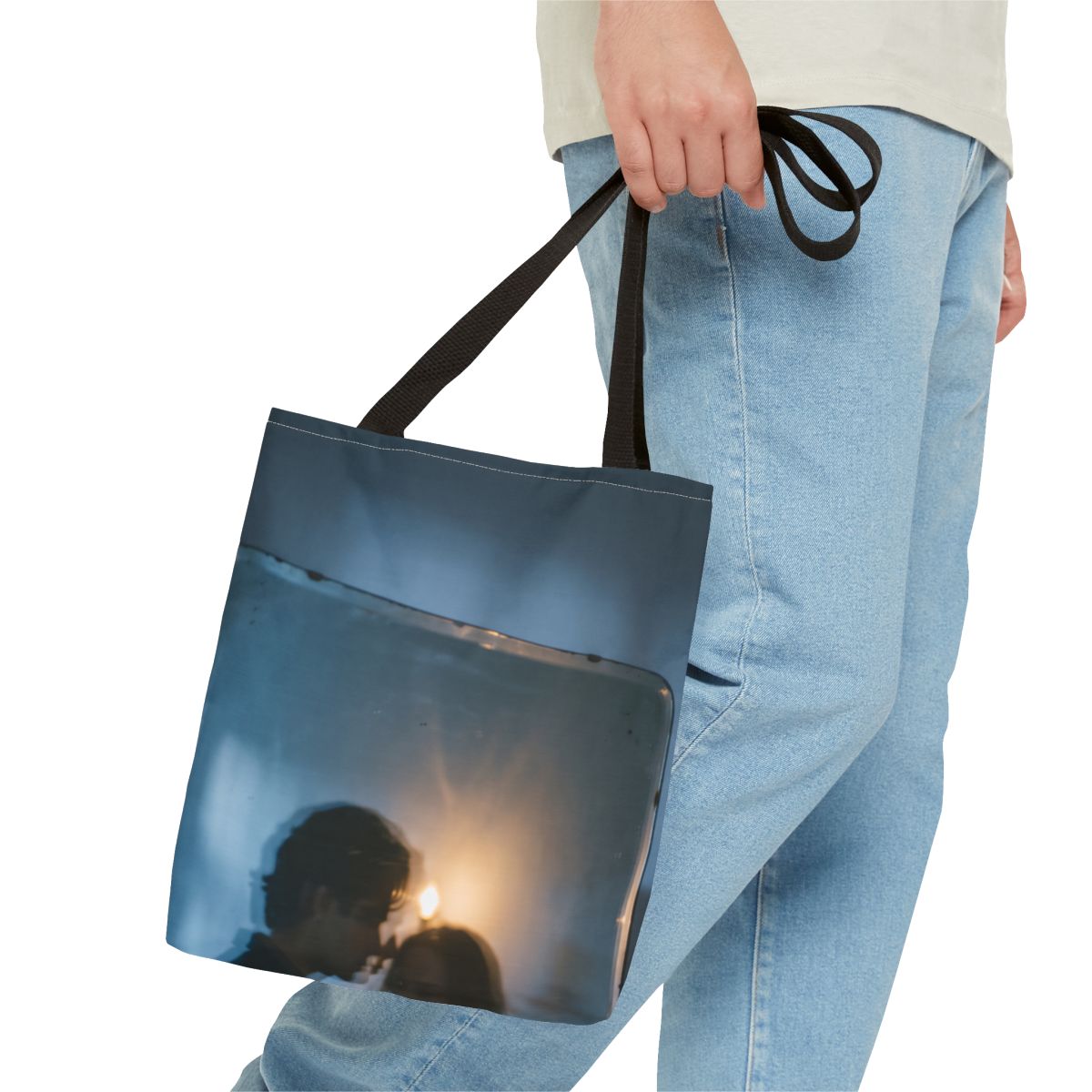 Midnight Reflections Tote Bag - Dark Academia Carryall |...