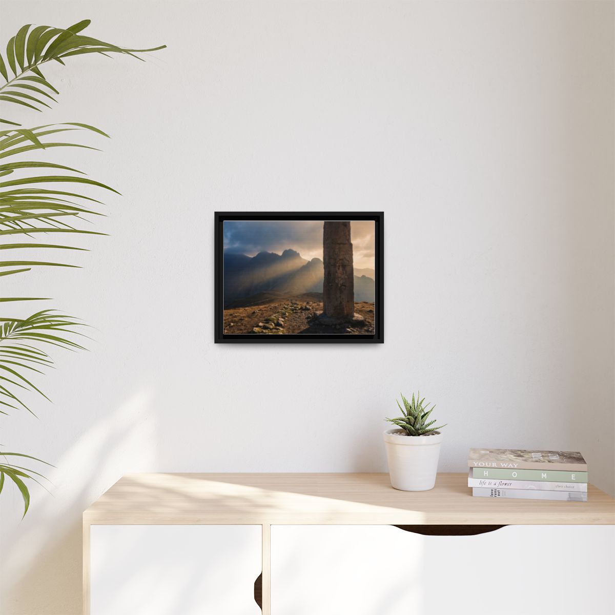 Matte Canvas, Framed - Mystic Monolith Ancient Persian... |...