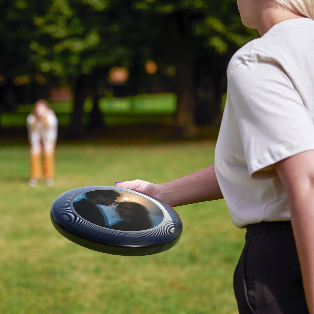 Midnight Reflections Frisbee - Moody Toy Accent | Echovira...