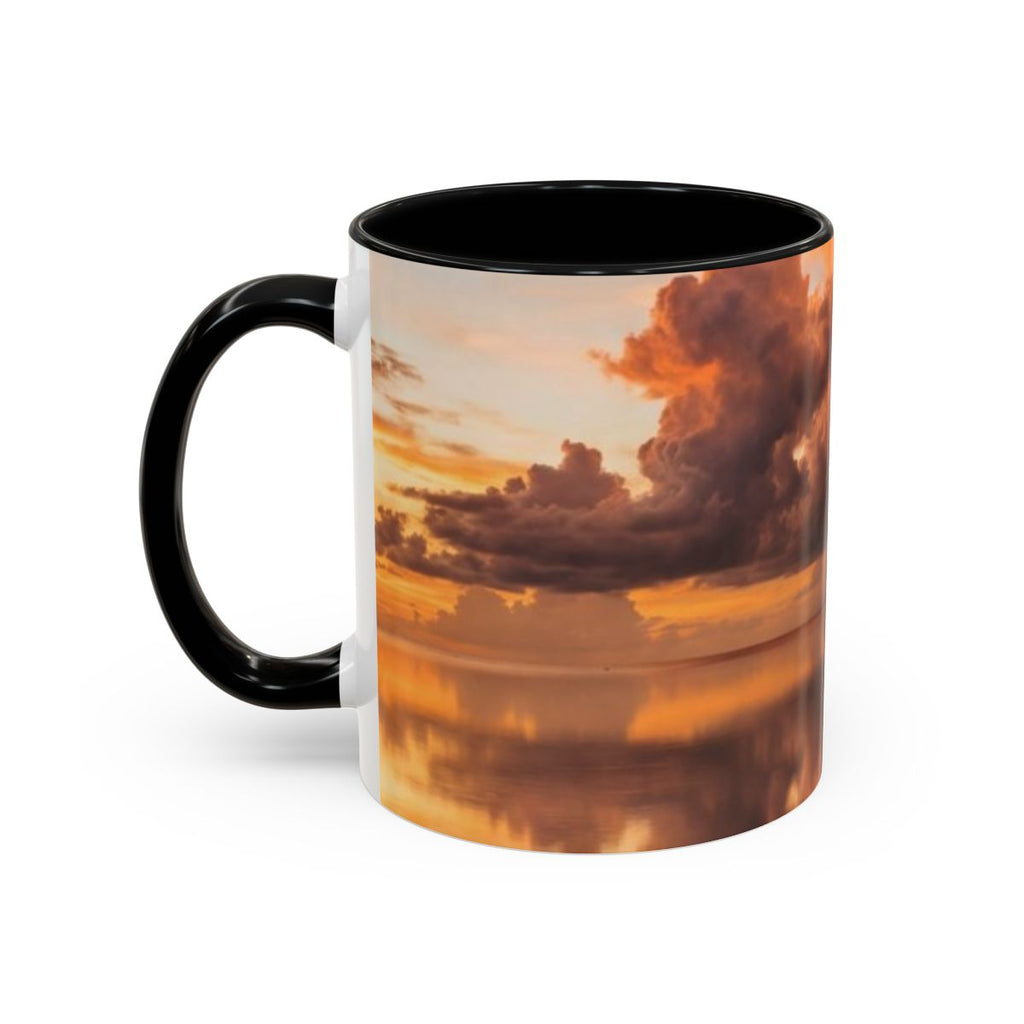 Accent Mug - Golden Hour Cloudscape | Echovira Gallery