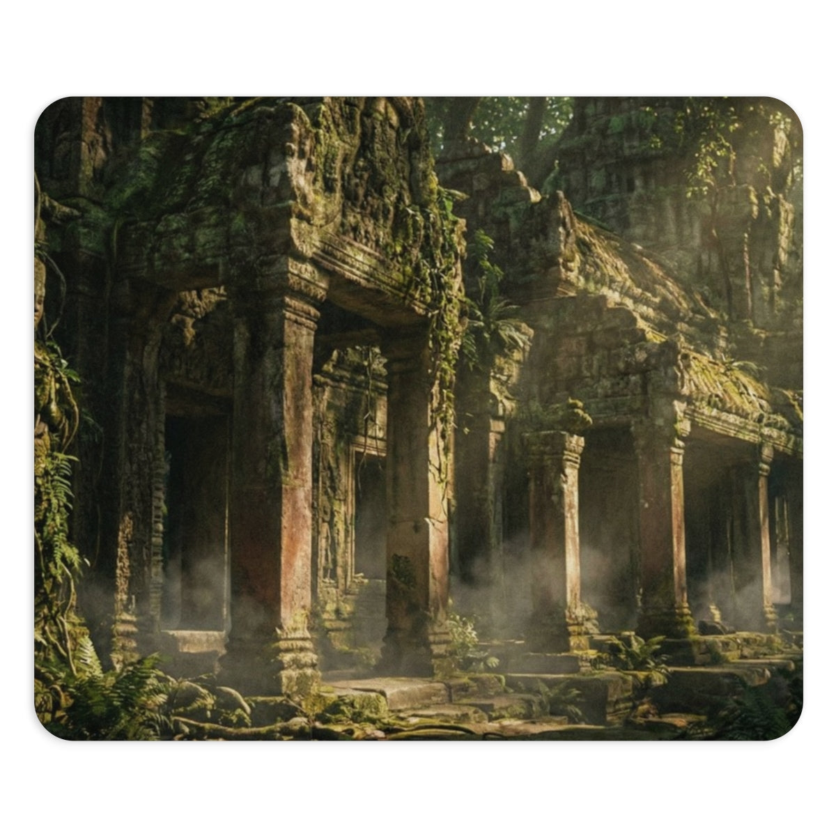 Mouse Pad - Ancient Temple Sanctuary | Echovira Gallery