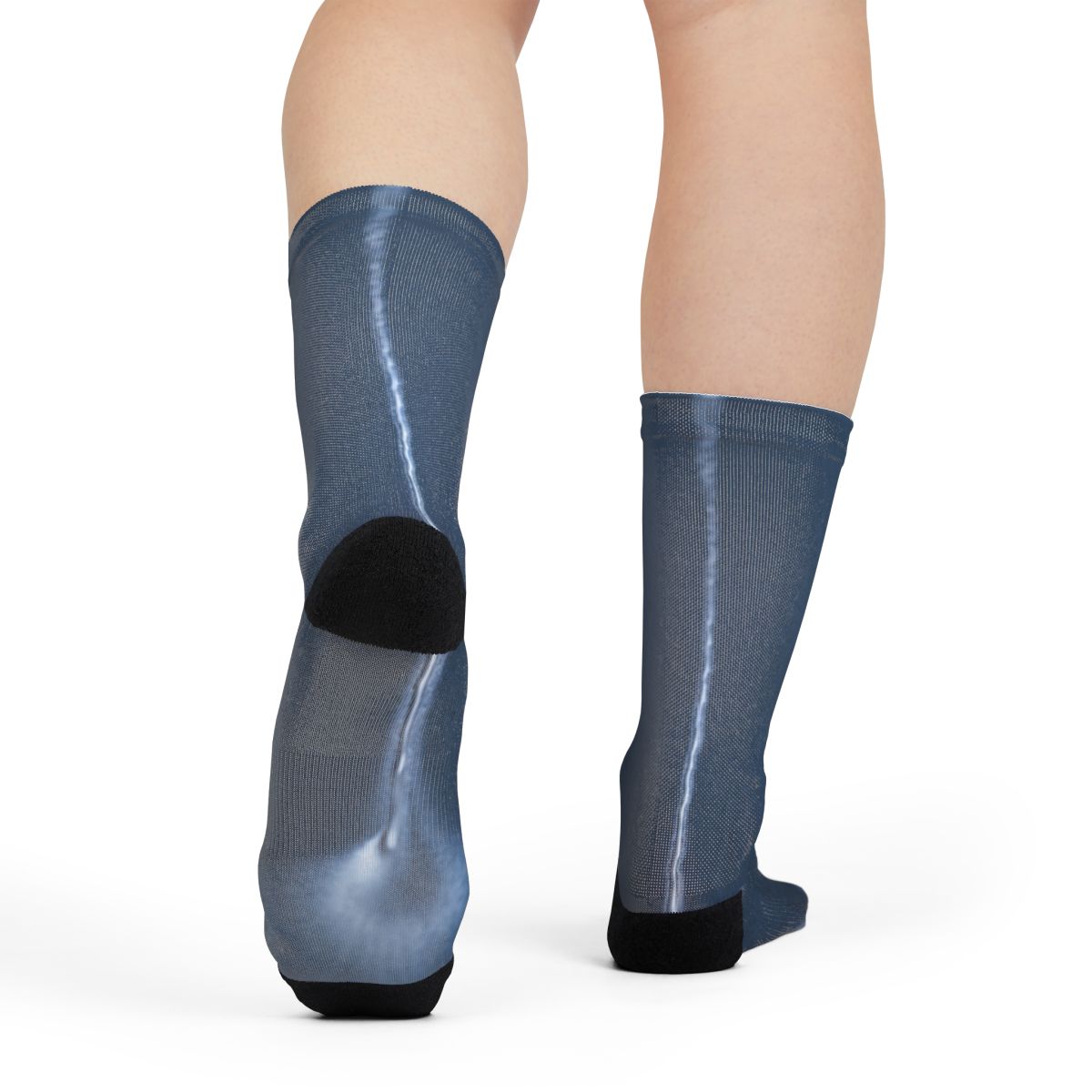 Sublimation Crew Socks - Slate Flow Minimal | Echovira...