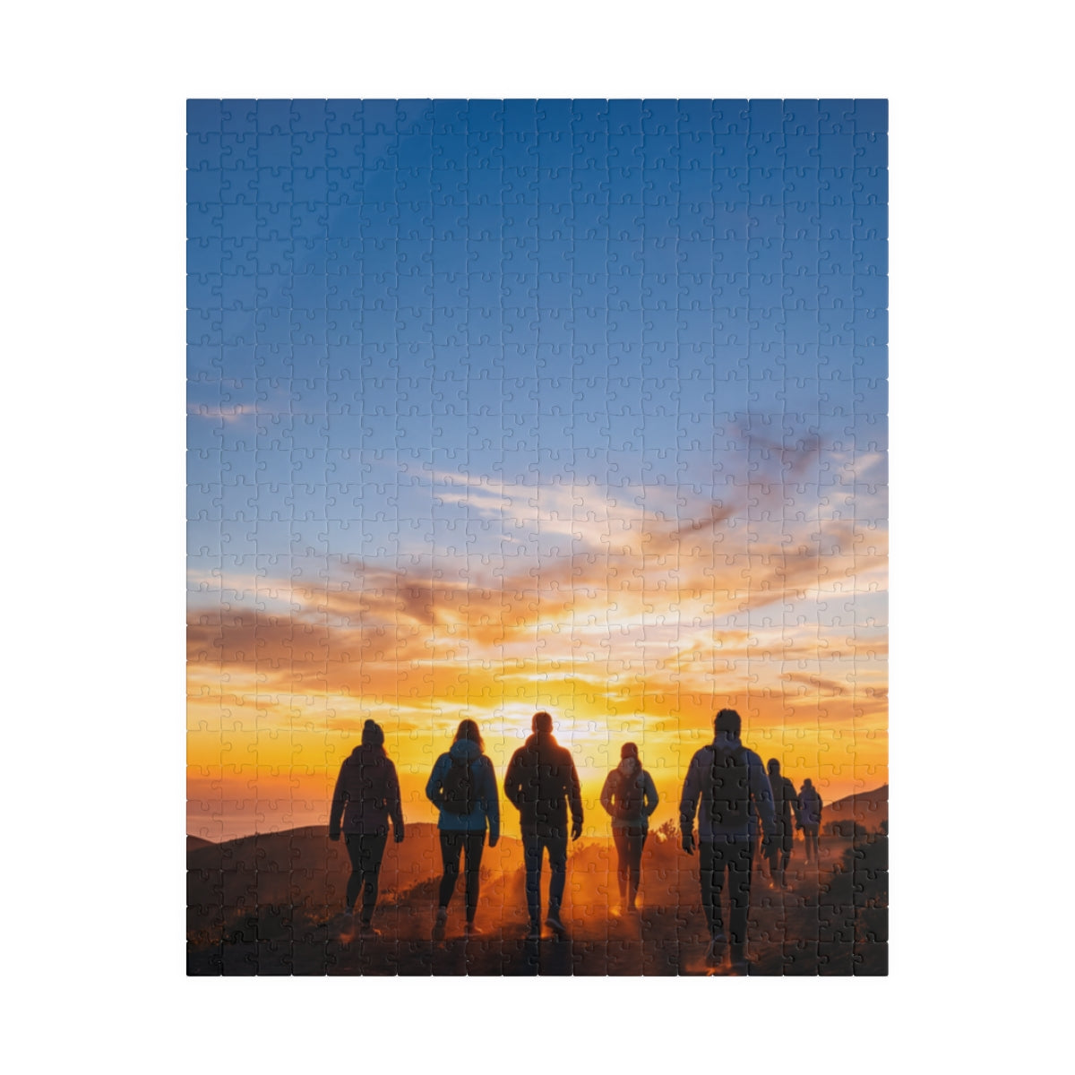 Puzzle - Golden Hiker Dawn