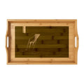 Bamboo Serving Tray - Draped Silence Still Life Art... |...