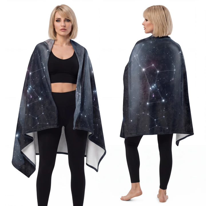 Velveteen Blanket - Luminous Atmospheric Silver