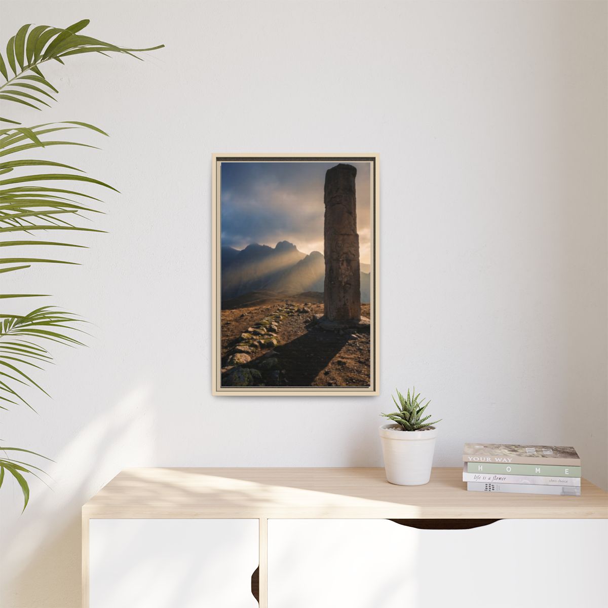 Matte Canvas, Framed - Mystic Monolith Ancient Persian... |...