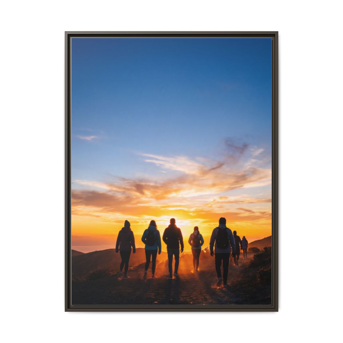 Matte Canvas, Framed - Epic Dawn Trek