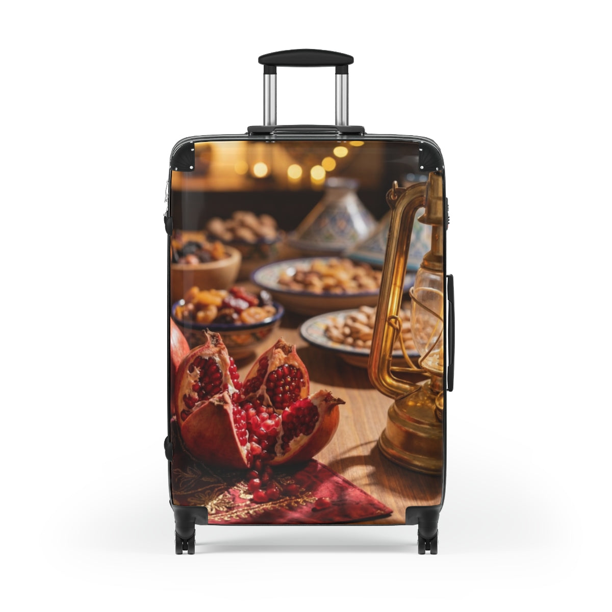 Suitcase - Golden Pomegranate Still Life | Echovira Gallery