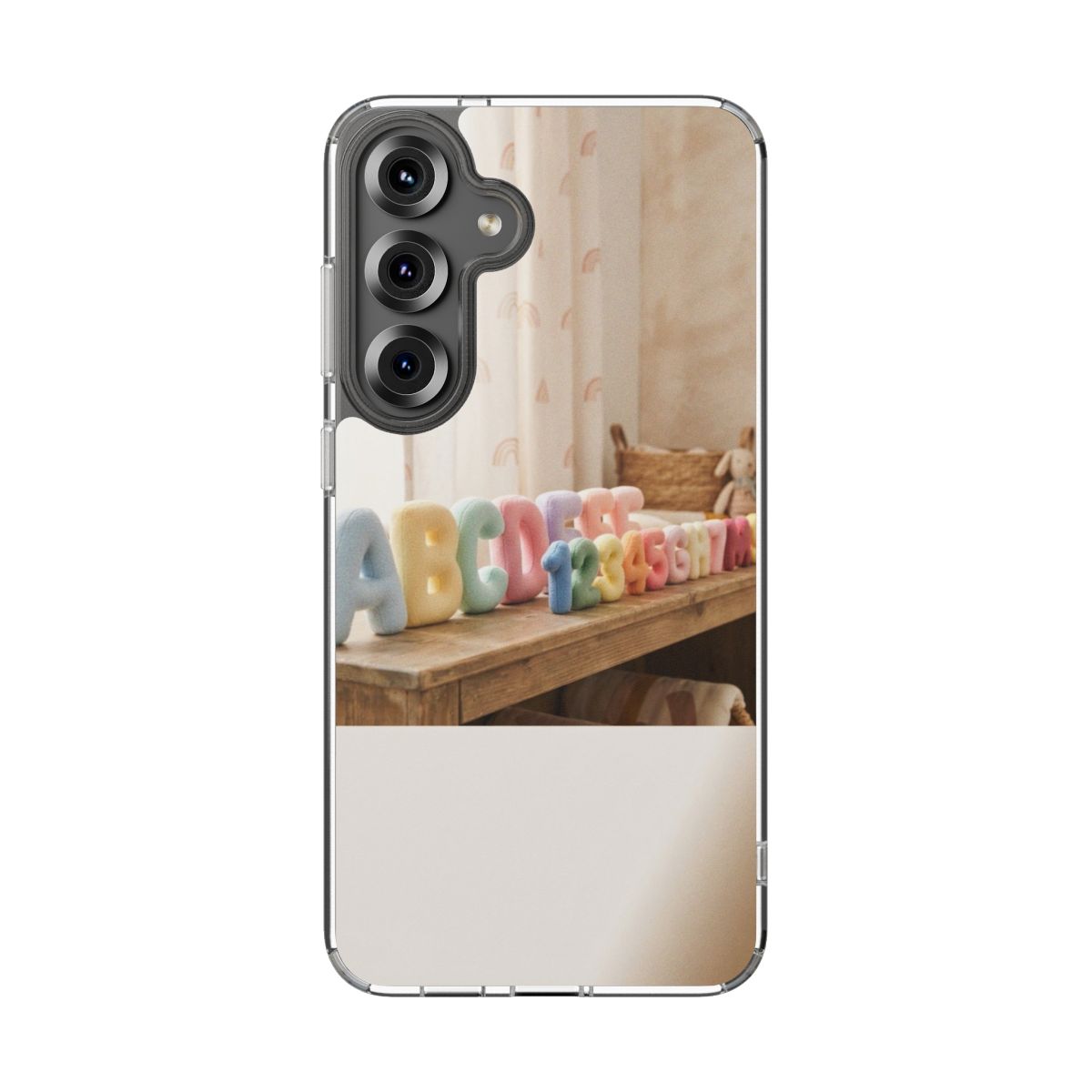 Clear Impact-Resistant Case - Pastel ABCs | Echovira Gallery