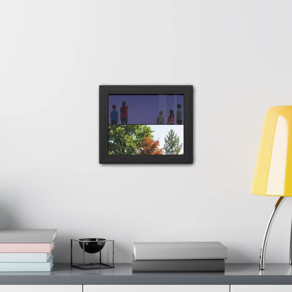 Framed Poster - Little Explorer — Landscape