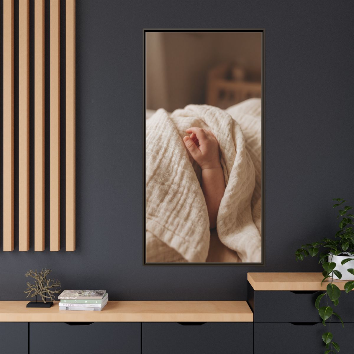 Framed Matte Canvas - Neutral Nursery