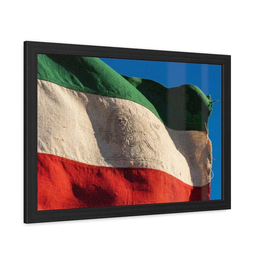 Framed Wall Art - Heritage Flag — Landscape