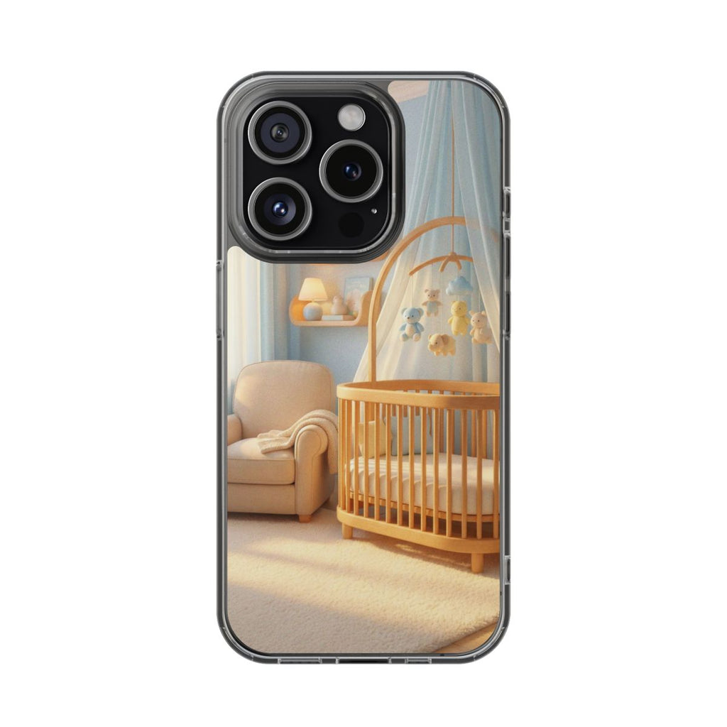 Clear Impact-Resistant Cases - Soft Blue Clear Phone Case...