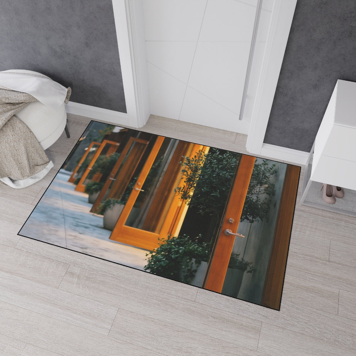 Heavy Duty Floor Mat - Twilight Promenade | Echovira Gallery