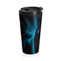 Stainless Steel Travel Mug - Neon Commute