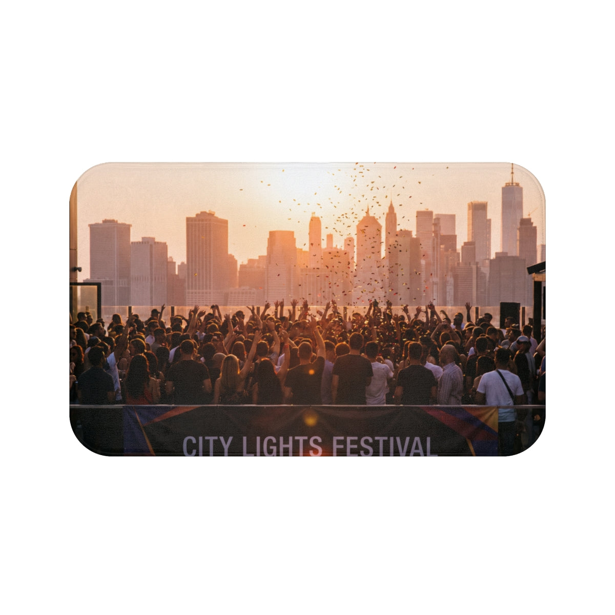 Bath Mat - City Lights Festival | Echovira Gallery