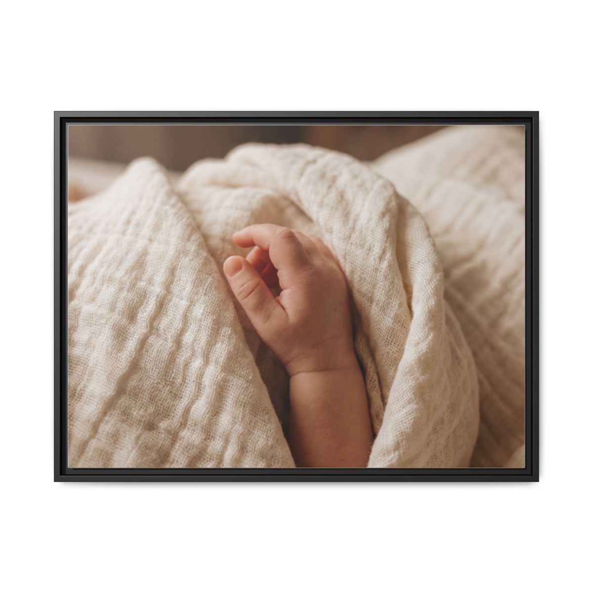 Framed Canvas - Minimalist Decor — Black / 1.25"