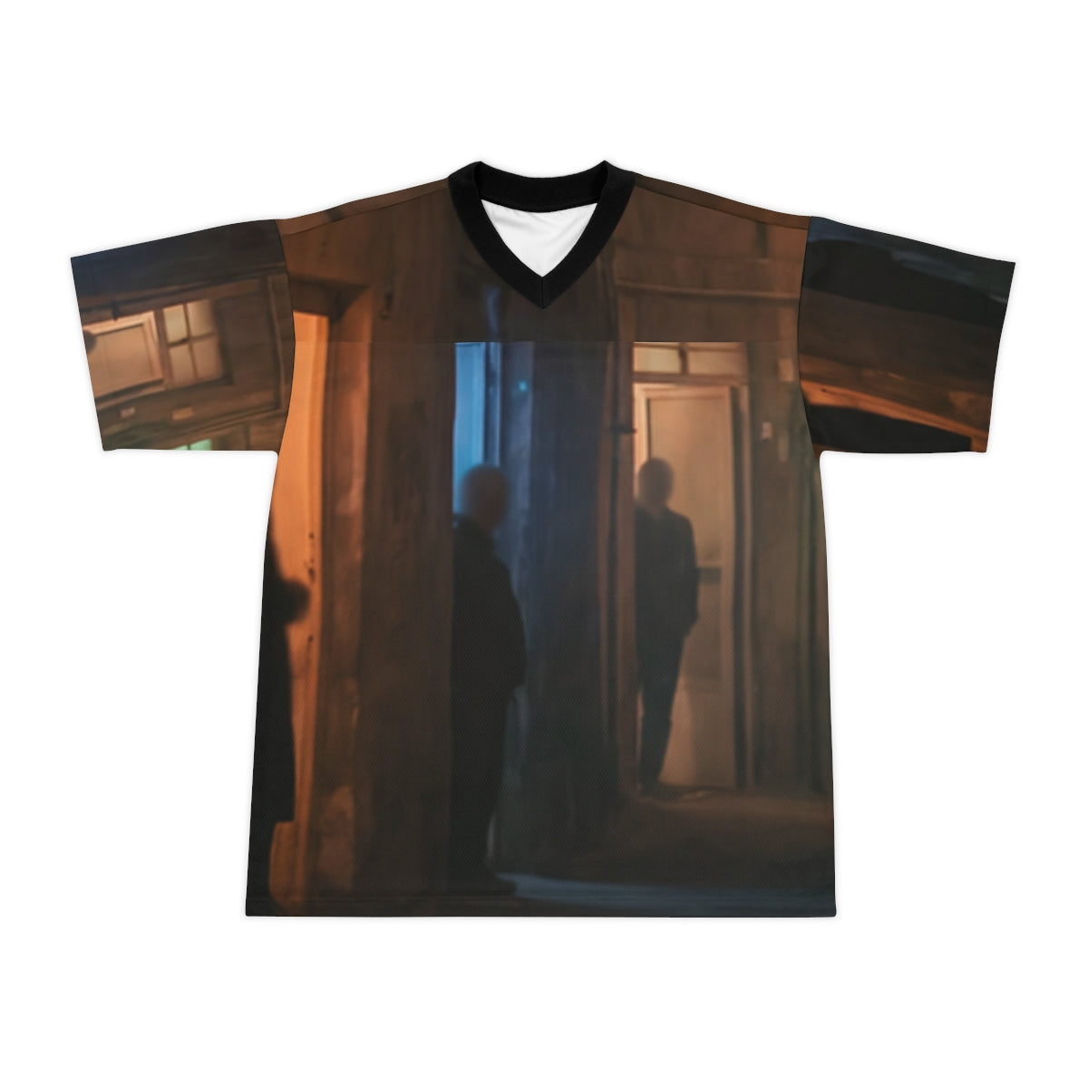 Men's Unisex Football Jersey - Nocturnal Alleyway Misty... |...