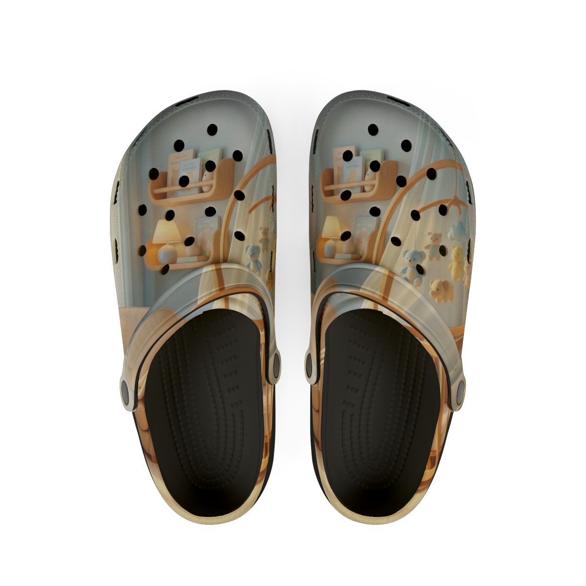 Soft Blue EVA Foam Shoes - Casual Comfort