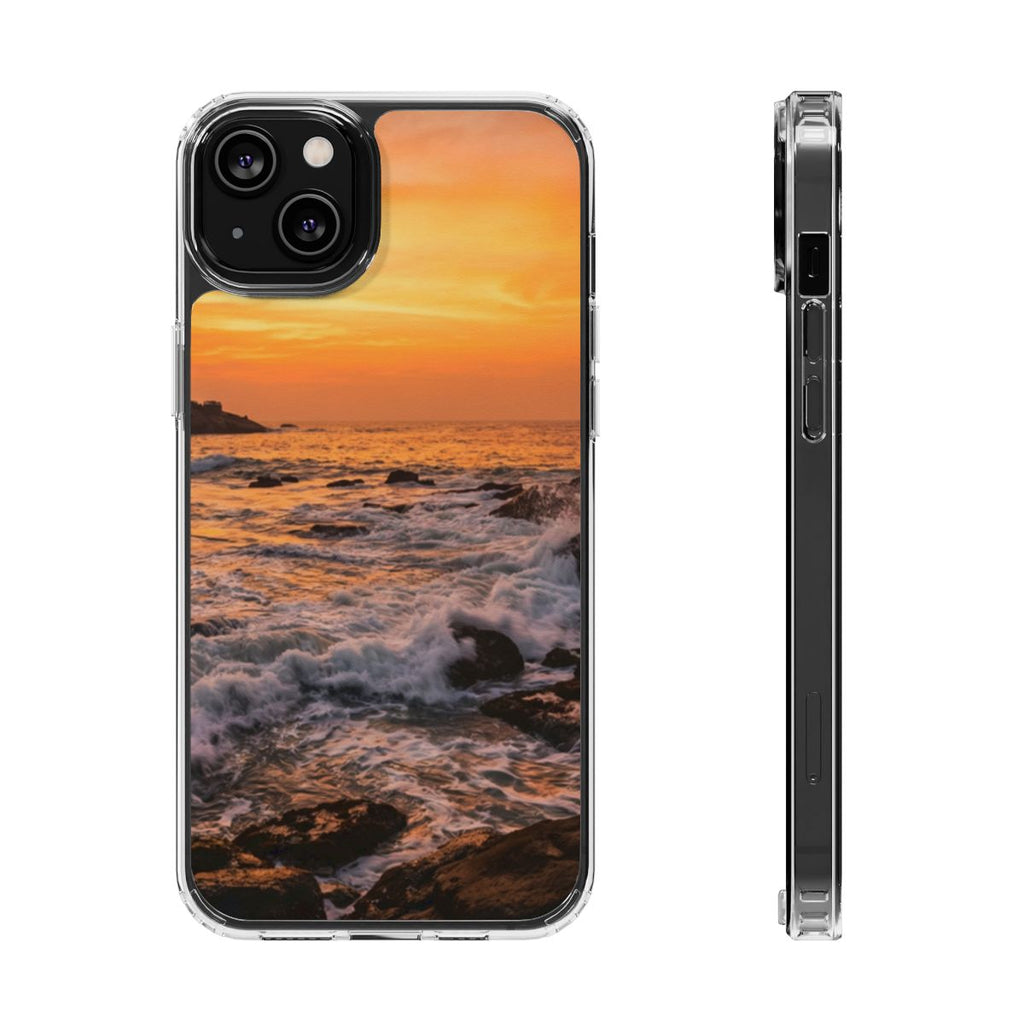 Clear Impact-Resistant Cases - Clear Phone Case - Golden...