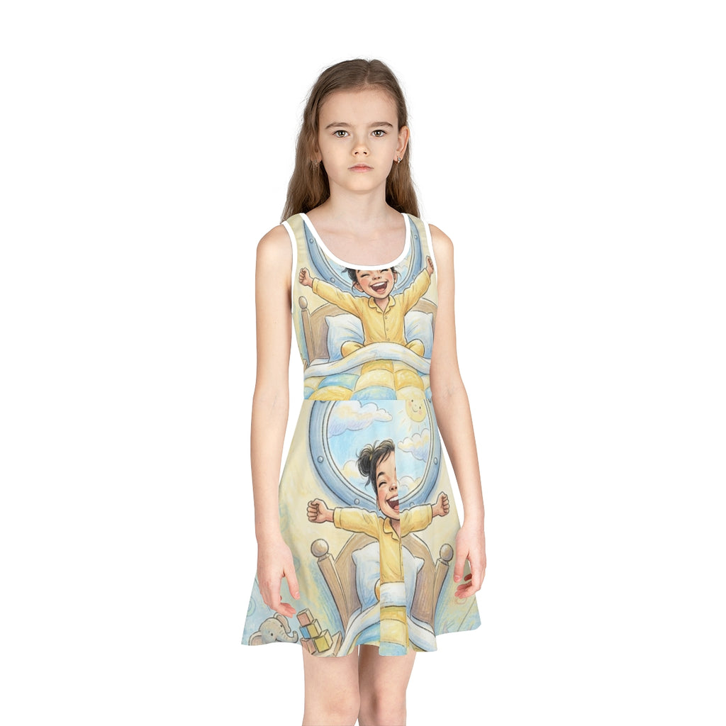 Girls' Sleeveless Sundress - Sunny Morning | Echovira...