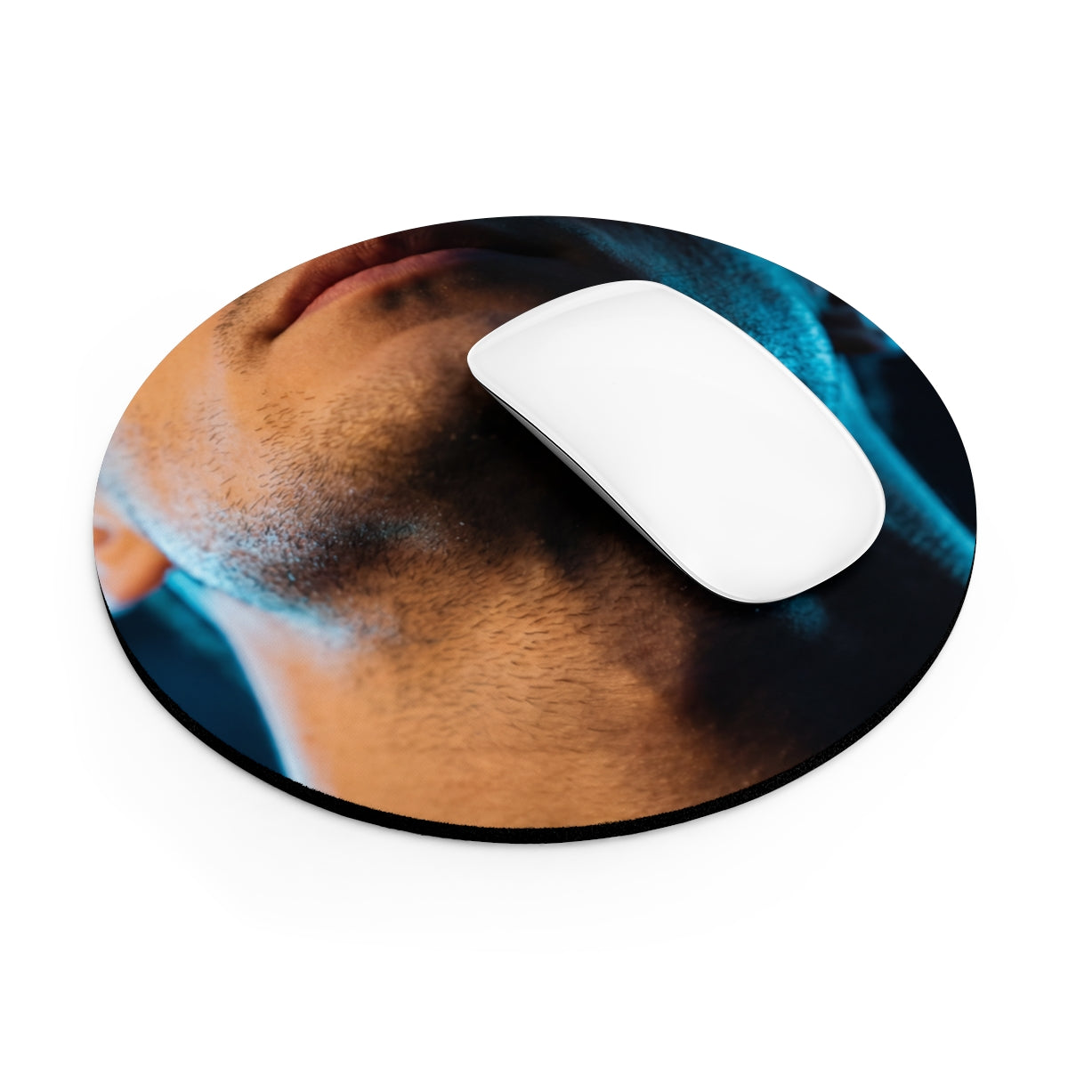 Mouse Pad - Neon Edge Workstation
