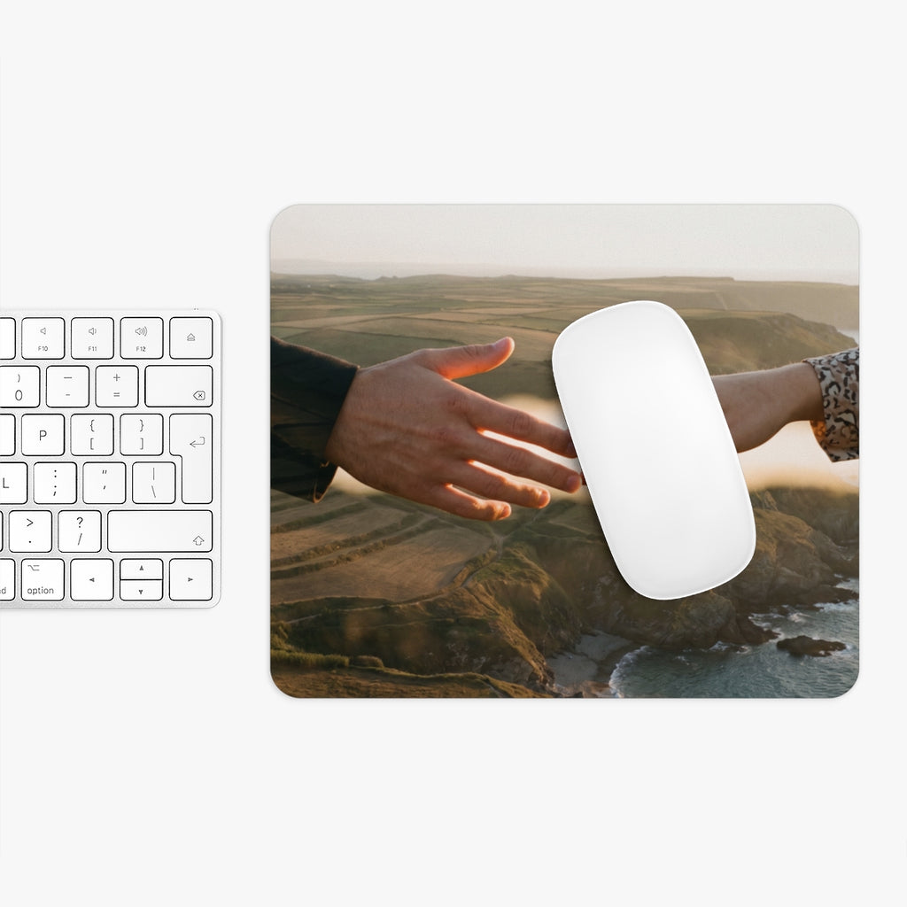 Mouse Pad - The Infinite Touch | Ethereal Coastal Art |...