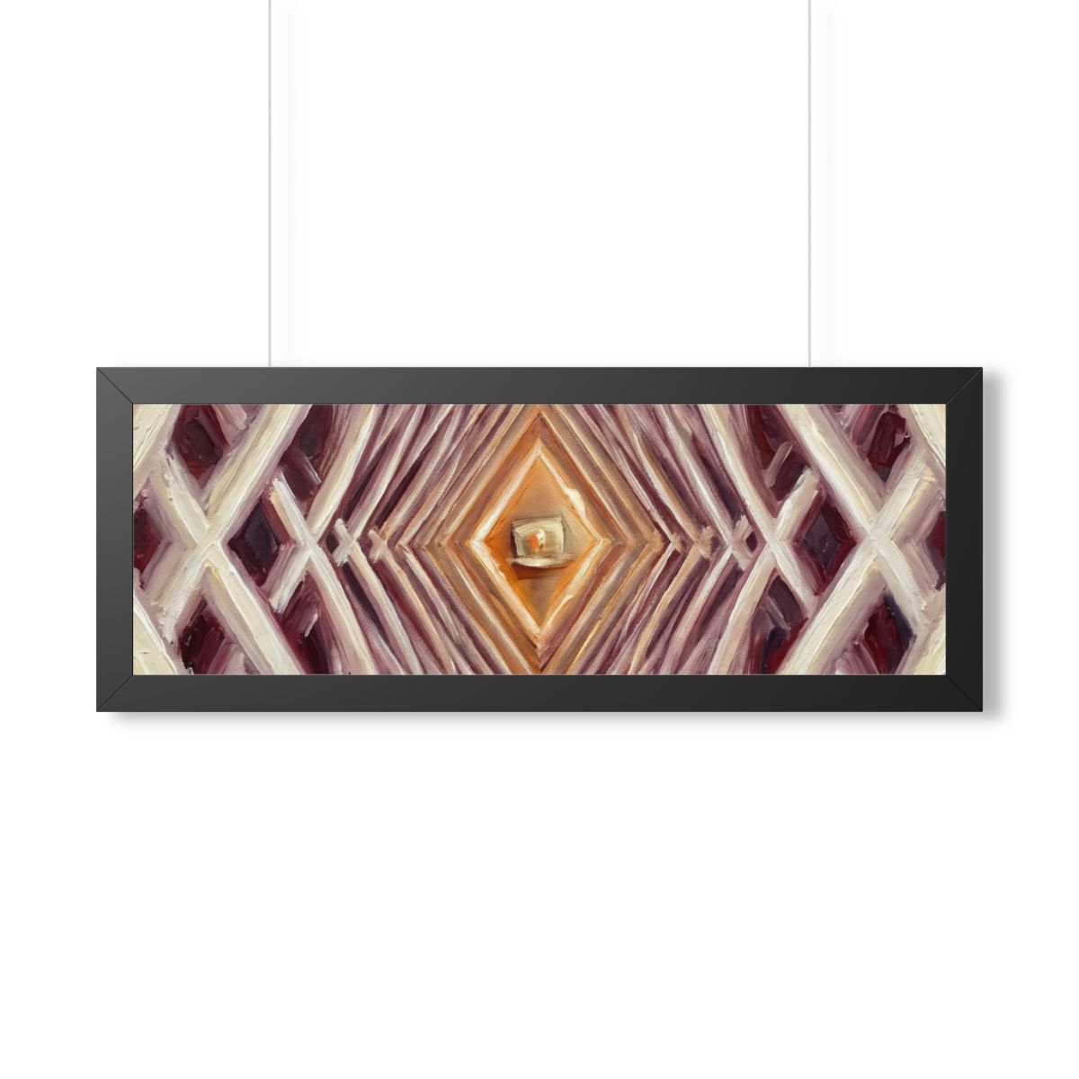 Framed Horizontal Poster - Infinite Arch — Black (14×11... |...